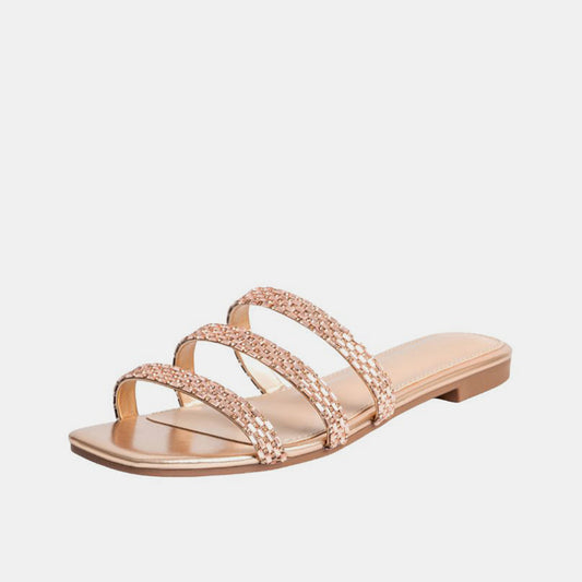 Gerbera Diamond Flat Sandals
