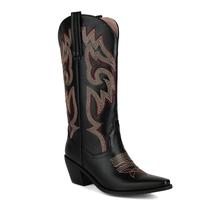 Scilla Embroidery Cowboy Boots