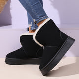 Waterlily Furry Snow Boots