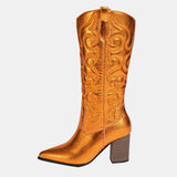 Windflower Chunky Cowboy Boots