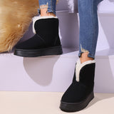 Waterlily Furry Snow Boots