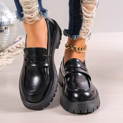 Gerbera Solid Color Loafers