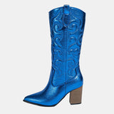 Windflower Chunky Cowboy Boots