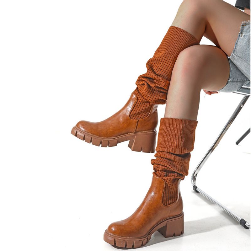 Lantana Over-Knee Block Boots