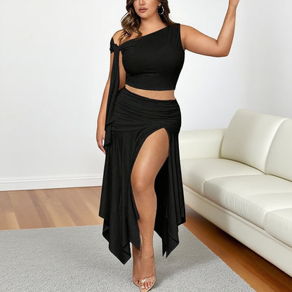 Lauren Crop Top Skirt Sets