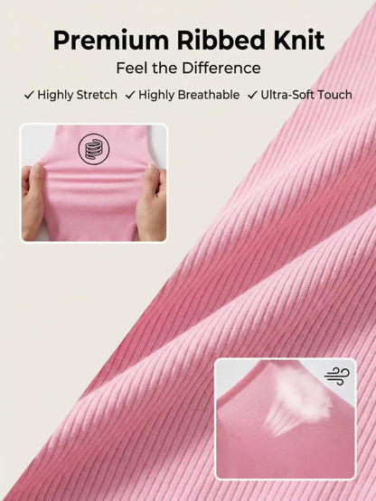 Off Shoulder Ribbed Capri Set