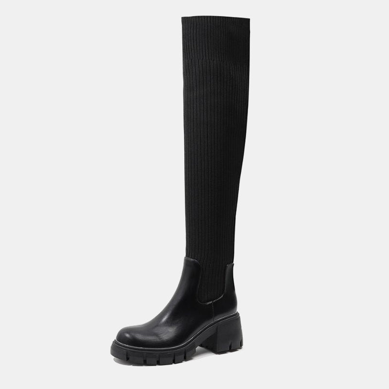 Lantana Over-Knee Block Boots