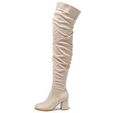 Viola Suede Over Knee Boots