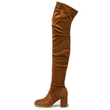 Viola Suede Over Knee Boots