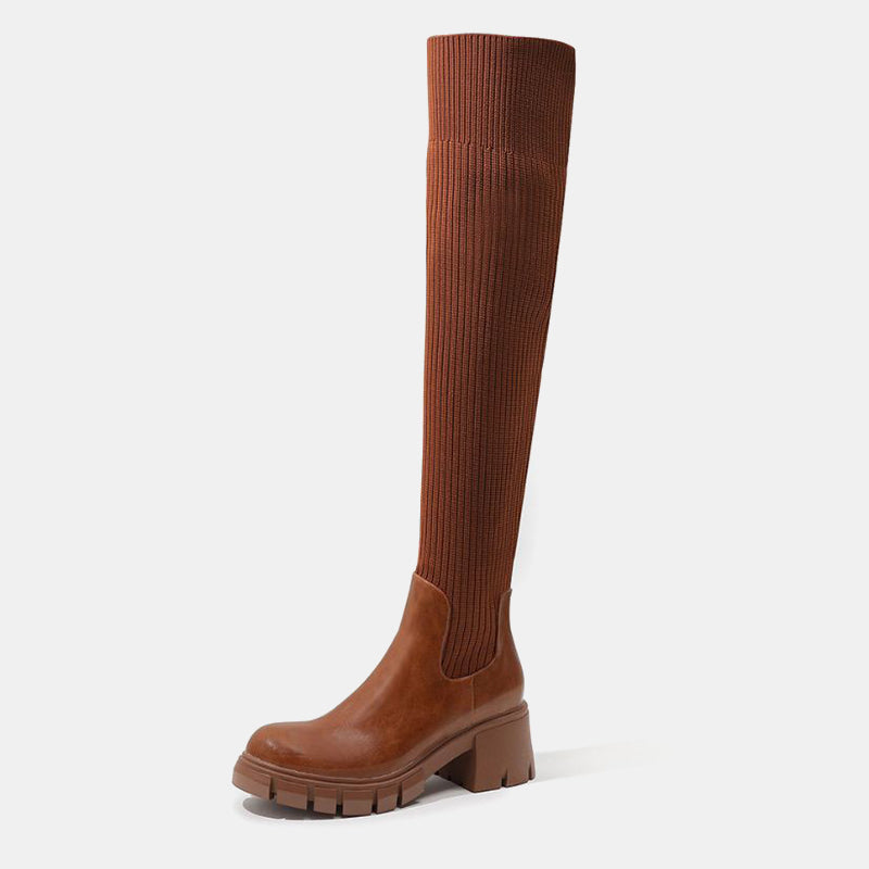 Lantana Over-Knee Block Boots