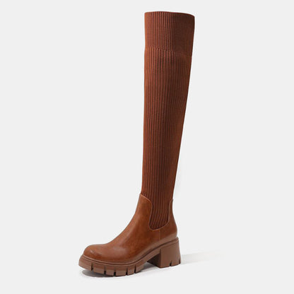 Lantana Over-Knee Block Boots