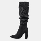 Lantana Pleated Knee High Boots