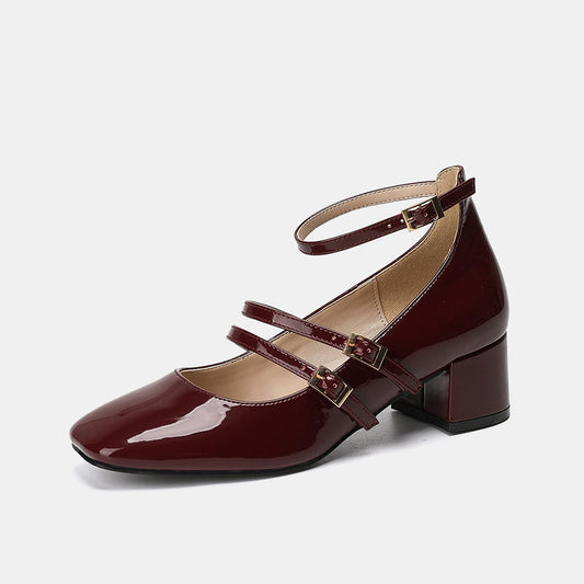 Lunaria Mary Jane mit Schnalle