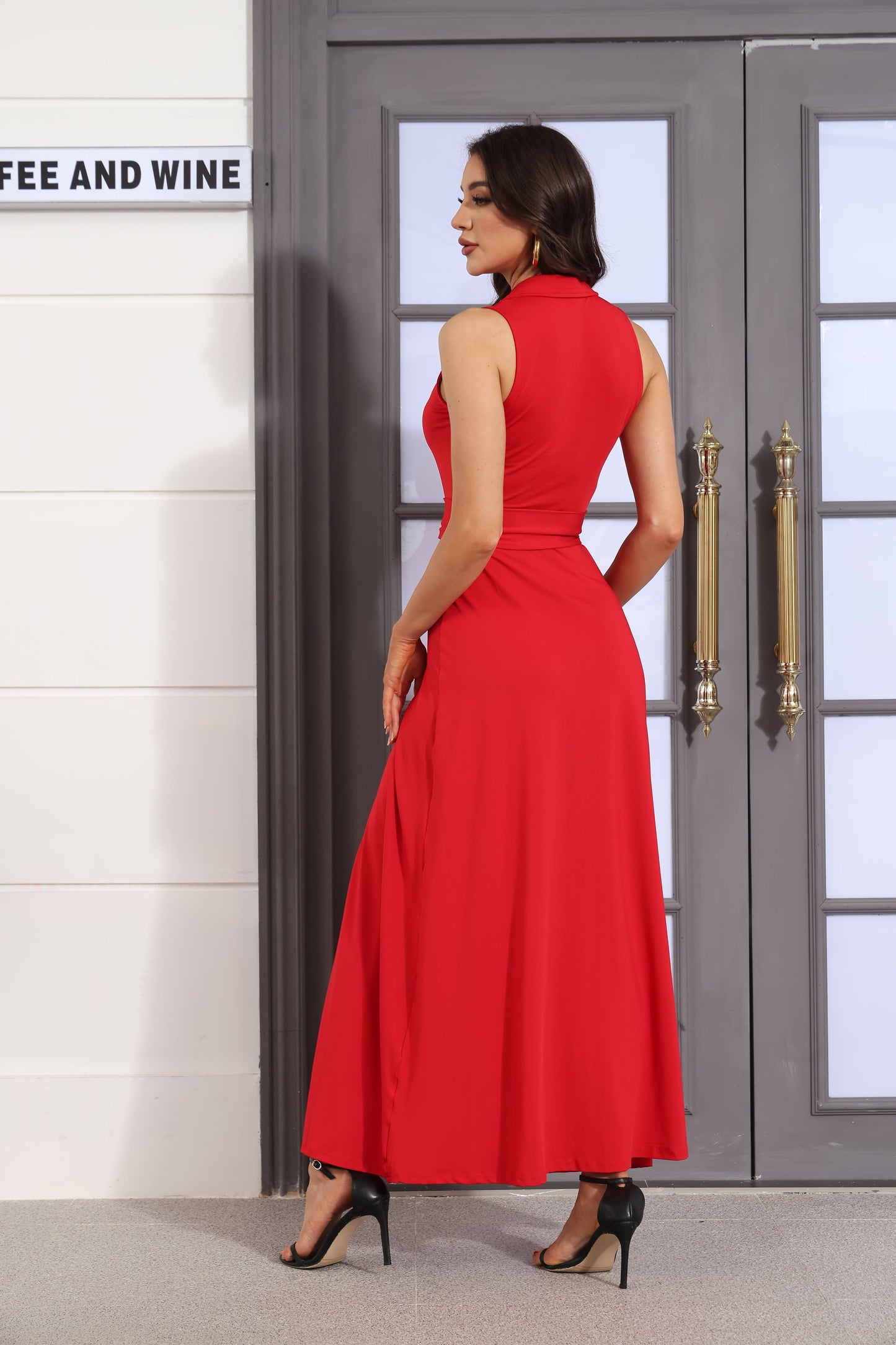 Natalie Button Down Party Dress