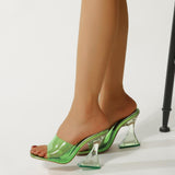 Hosta Crystal Heel Sandals