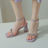 Nemesia Pearl Strap Sandals