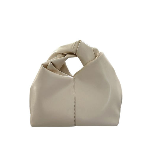 Lyra Soft Leather Pleated Handbag
