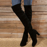 Viola Tie Up Over Knee Boots