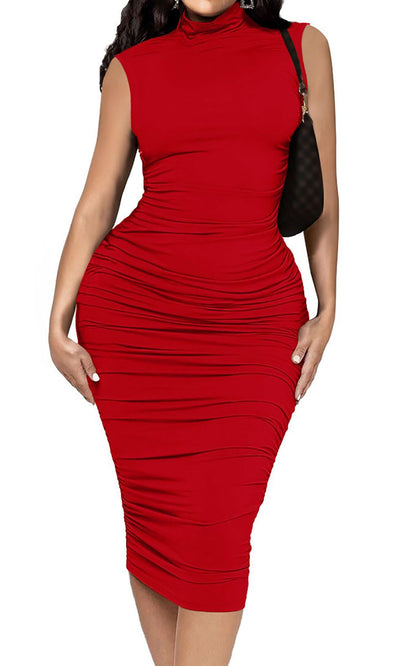 Ruched Bodycon Pencil Dresses