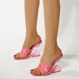 Hosta Crystal Heel Sandals