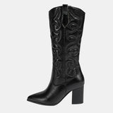 Windflower Chunky Cowboy Boots