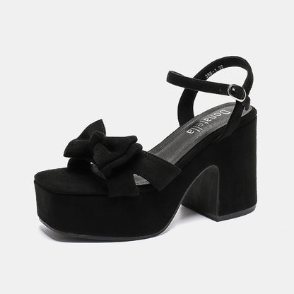 Gerbera Bow Platform Sandals
