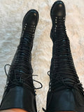 Kalmia Lace-up Knight Boots