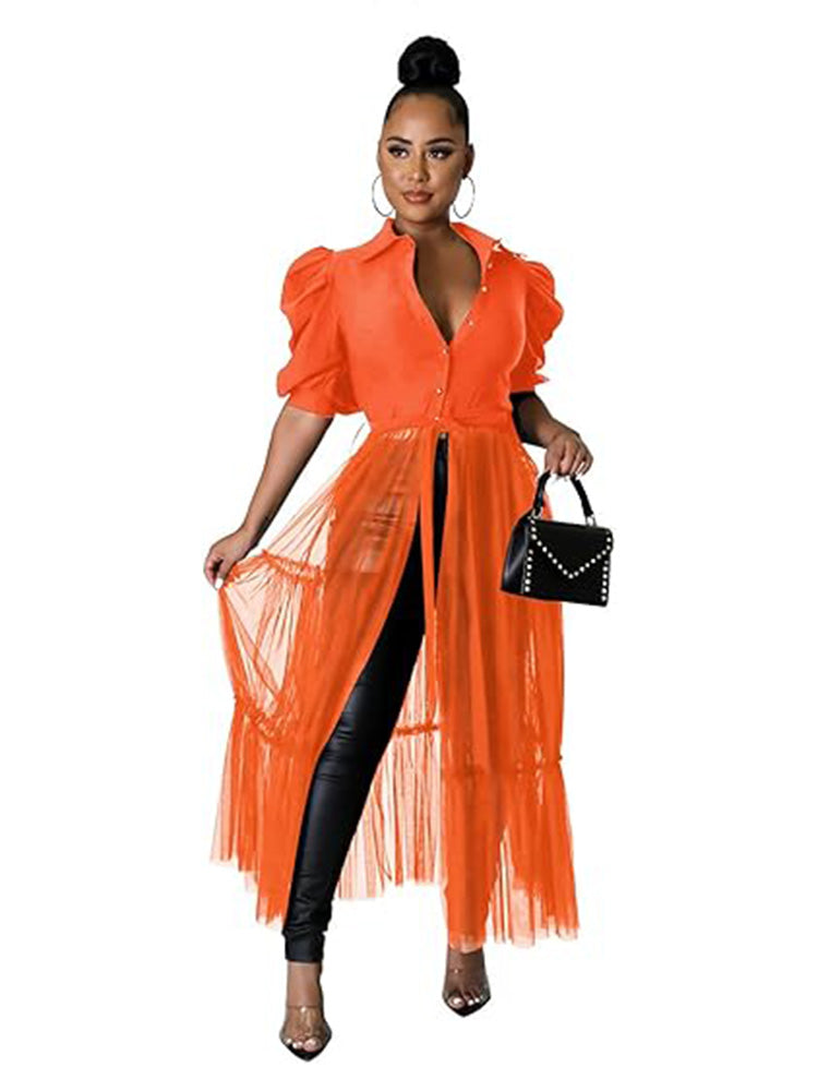 Short Sleeve Bodycon High Low Asymmetrical Ruffle Dress