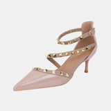 Nemesia Rivet Hollow Strap Sandals