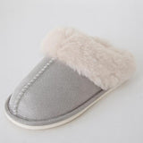 Magnolia Platform Furry Slippers