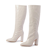 Cosmos Stone Pattern Knee-high Boots