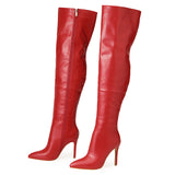 Kalmia Solid Color Over Knee Boots