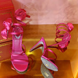 Mallow Rose Strap Heel Sandals