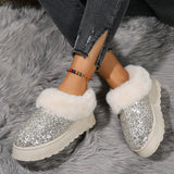 Nemesia Platform Glitter Snow Boots