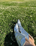 Begonia Iridescent Cowboy Boots
