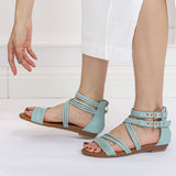 Lobelia Strappy Roman Sandals