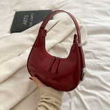Scilla Patent Leather Shoulder Bags