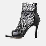 Scaevola Hollow-out Ankle Boots