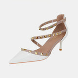 Nemesia Rivet Hollow Strap Sandals