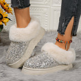 Nemesia Platform Glitter Snow Boots