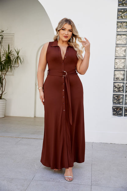 Natalie Button Down Party Dress