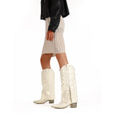 Nemesia Stylish Rivets Knee-high Boots