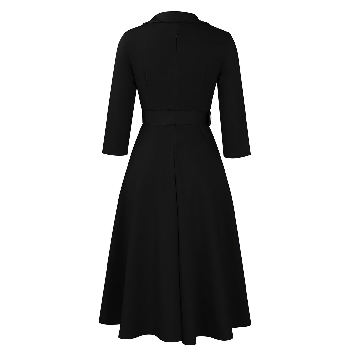 V Neck A Line Midi Dress