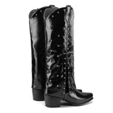 Nemesia Stylish Rivets Knee-high Boots