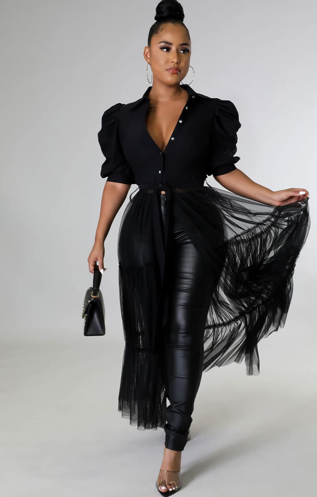 Short Sleeve Shirt Dress