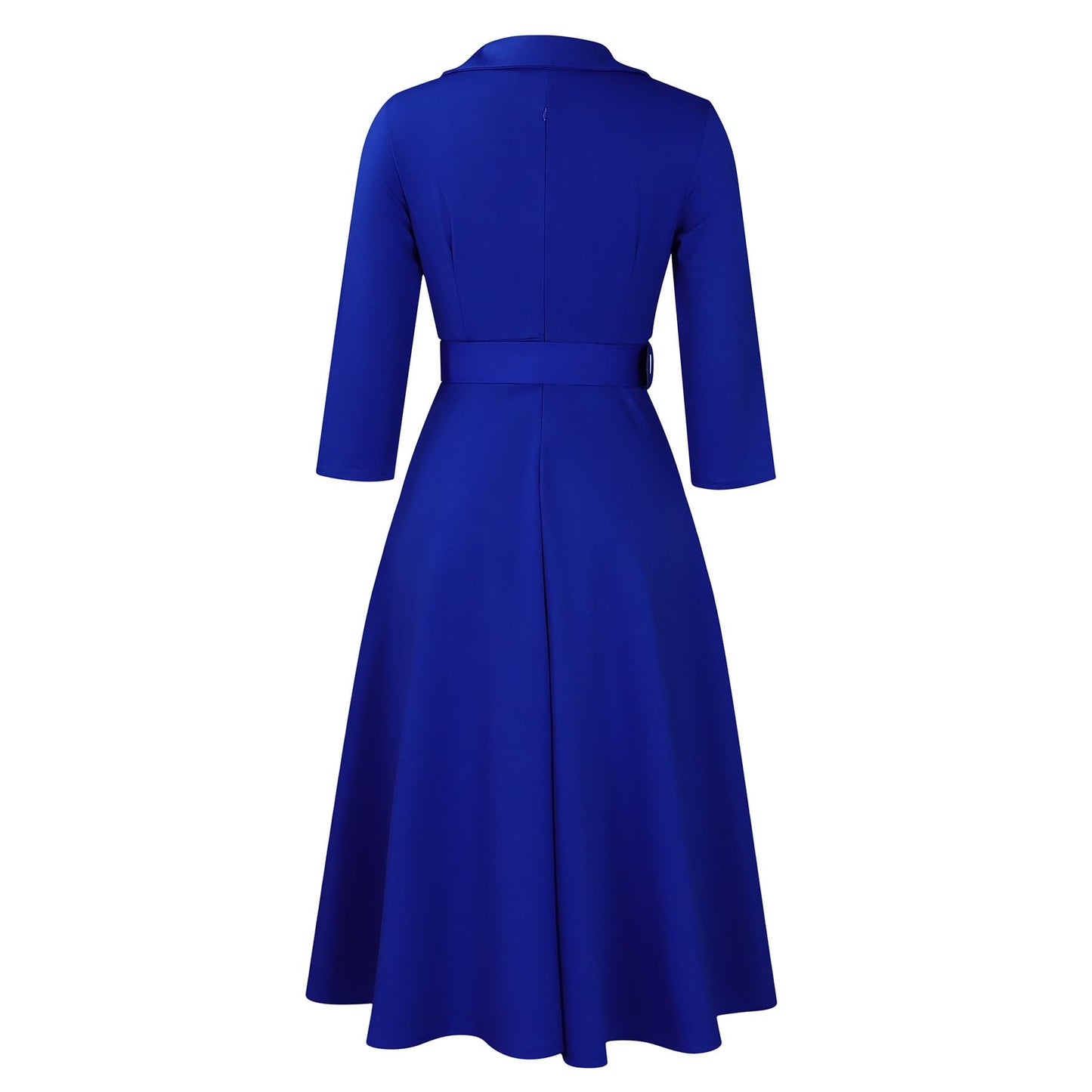 V Neck A Line Midi Dress