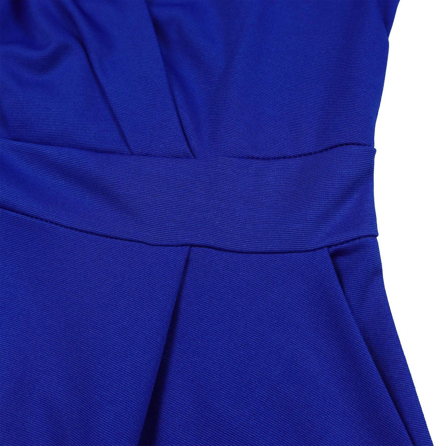 V Neck A Line Midi Dress