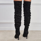 Mallow Suede Over Knee Boots