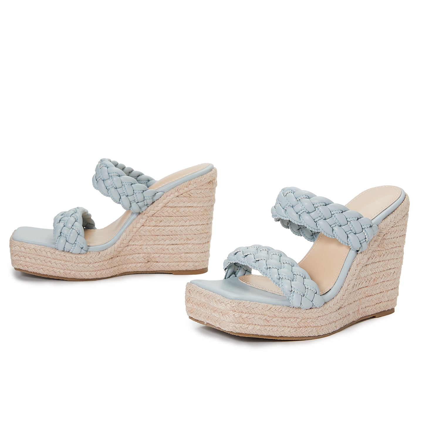 Pansy Braided Wedges