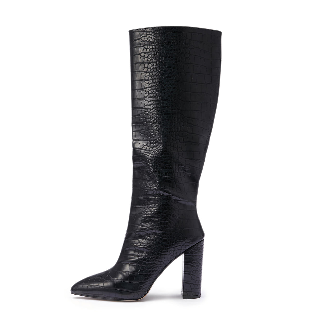 Cosmos Stone Pattern Knee-high Boots